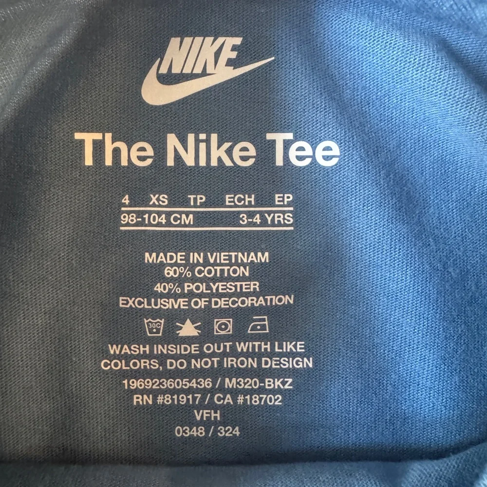 Nike Girls Blue Tee Shirt